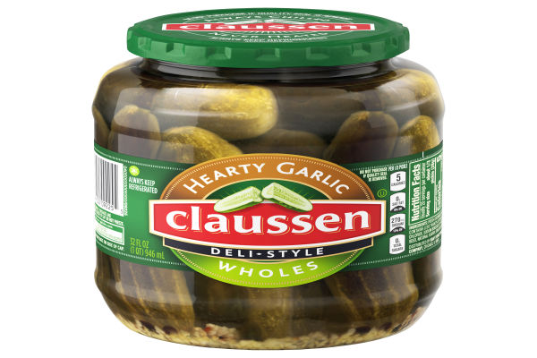 Claussen - Deli-Style Hearty Garlic Wholes - Kraft Foods