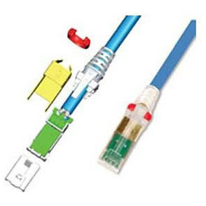 Copper Patch Cables, T568A/B (Solid), T568A/B (Stranded), 10 ft., White (Jacket), RJ-45, Cat 6A