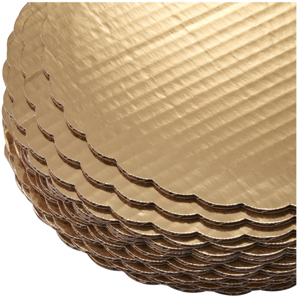 10" Round Gold Cake Board