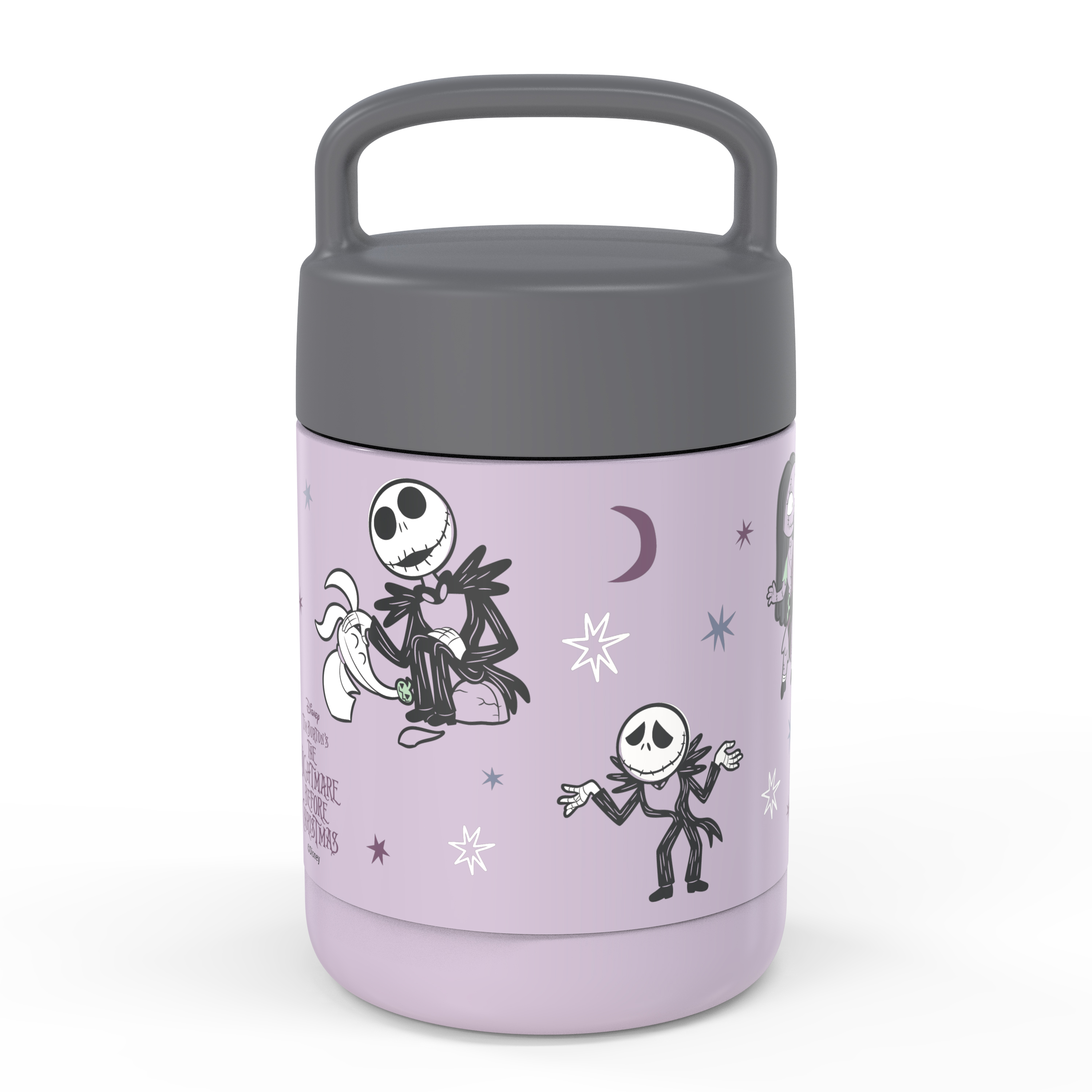 The Nightmare Before Christmas Reusable Vacuum Insulated Stainless Steel Food Container, Jack Skellington & Sally slideshow image 2