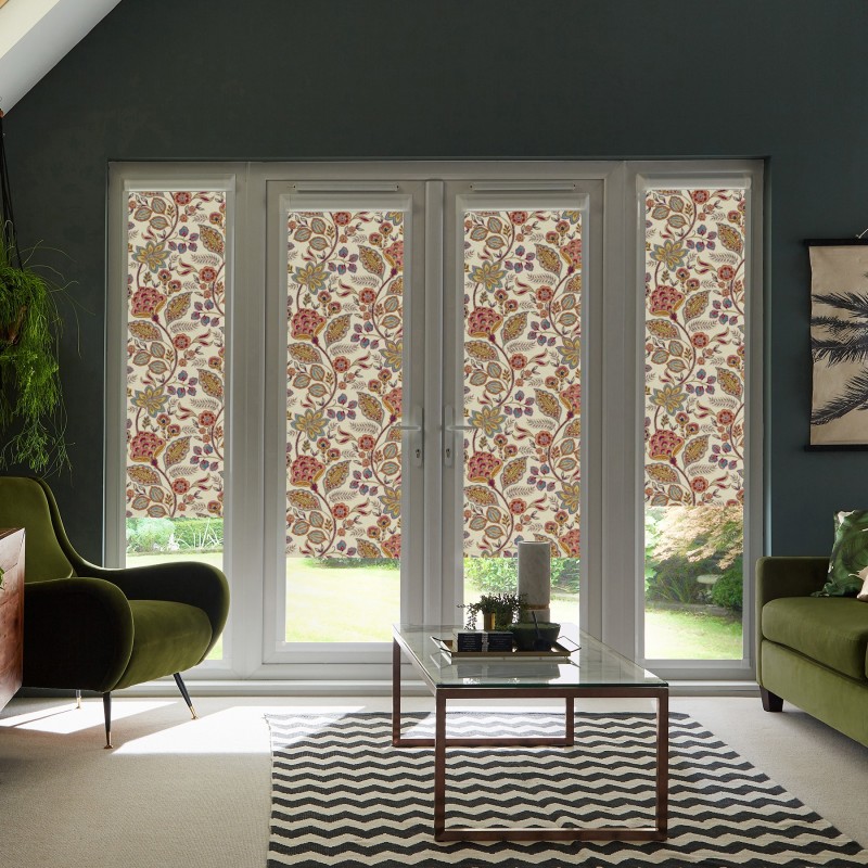 Linoir Blackout Mauve Roller Blind
