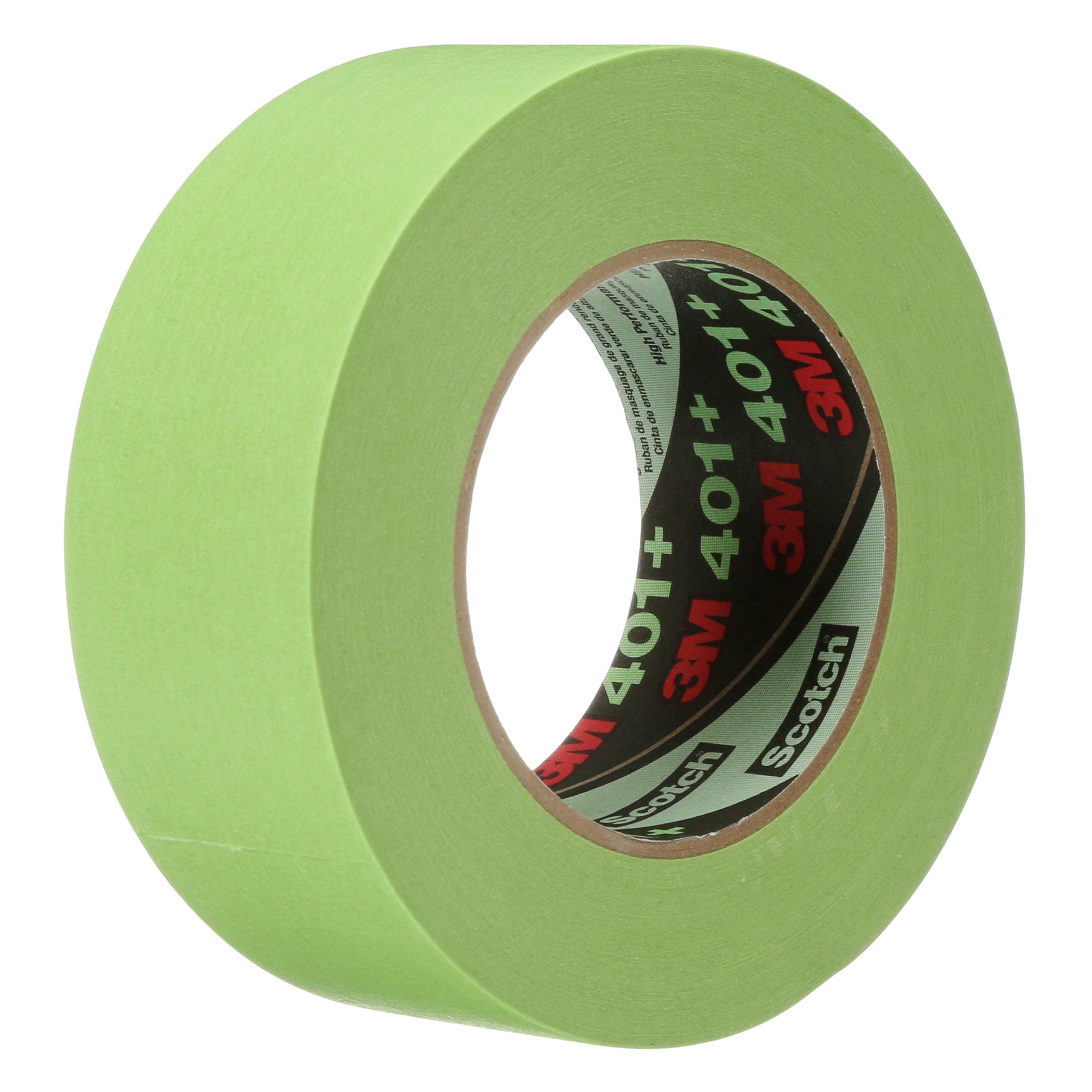 3M™ High Performance Green Masking Tape 401+, 2 in x 60 yd, 12/Case