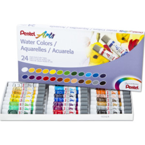 Water Colors, Set of 24 Tubes