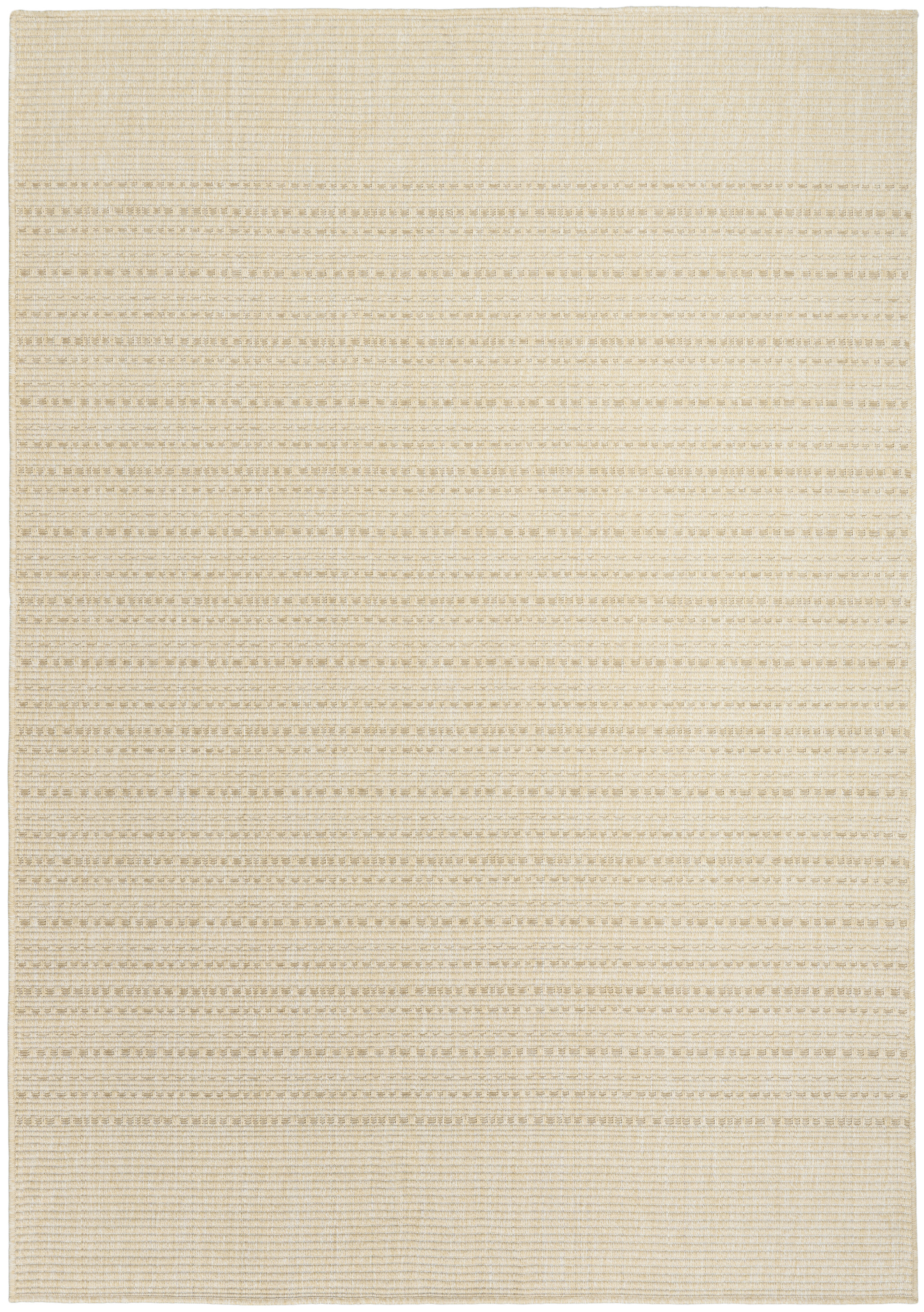 Nourison Tulum 6' x 9' Cream Outdoor Rug