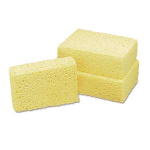 NSN7920008841116, AbilityOne®, SKILCRAFT, Dried Cellulose Sponge, Rectangle, 1.75"x3.63", Natural