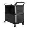 Rubbermaid Commercial, Xtra, Utility Cart, Black
