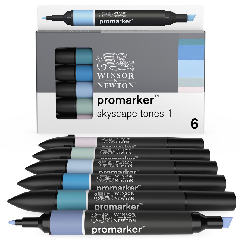 Promarker™, Skyscape Tones 1, Set of 6