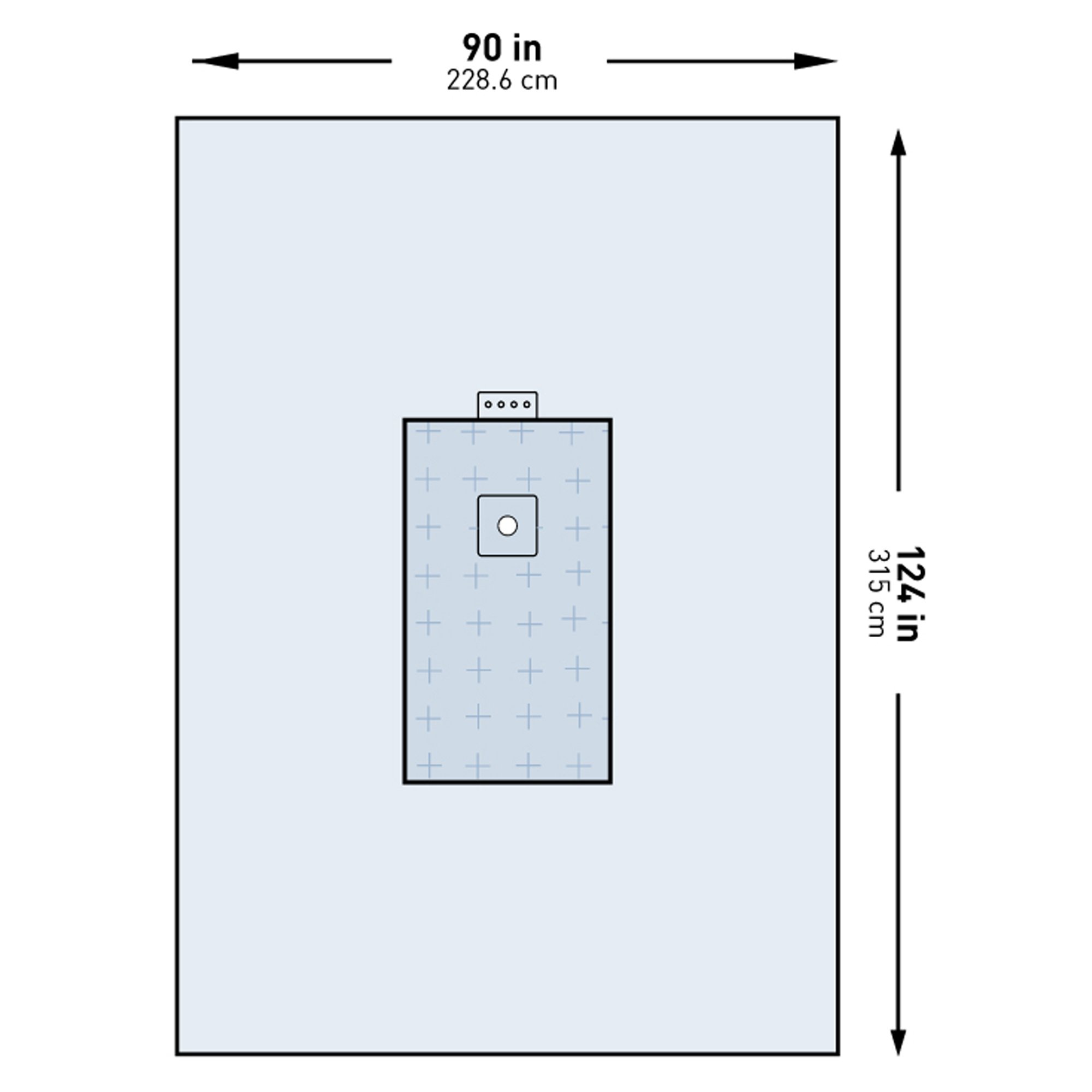 McKesson Sterile Universal Extremity Drape, 90 x 124 Inch MK 1101269