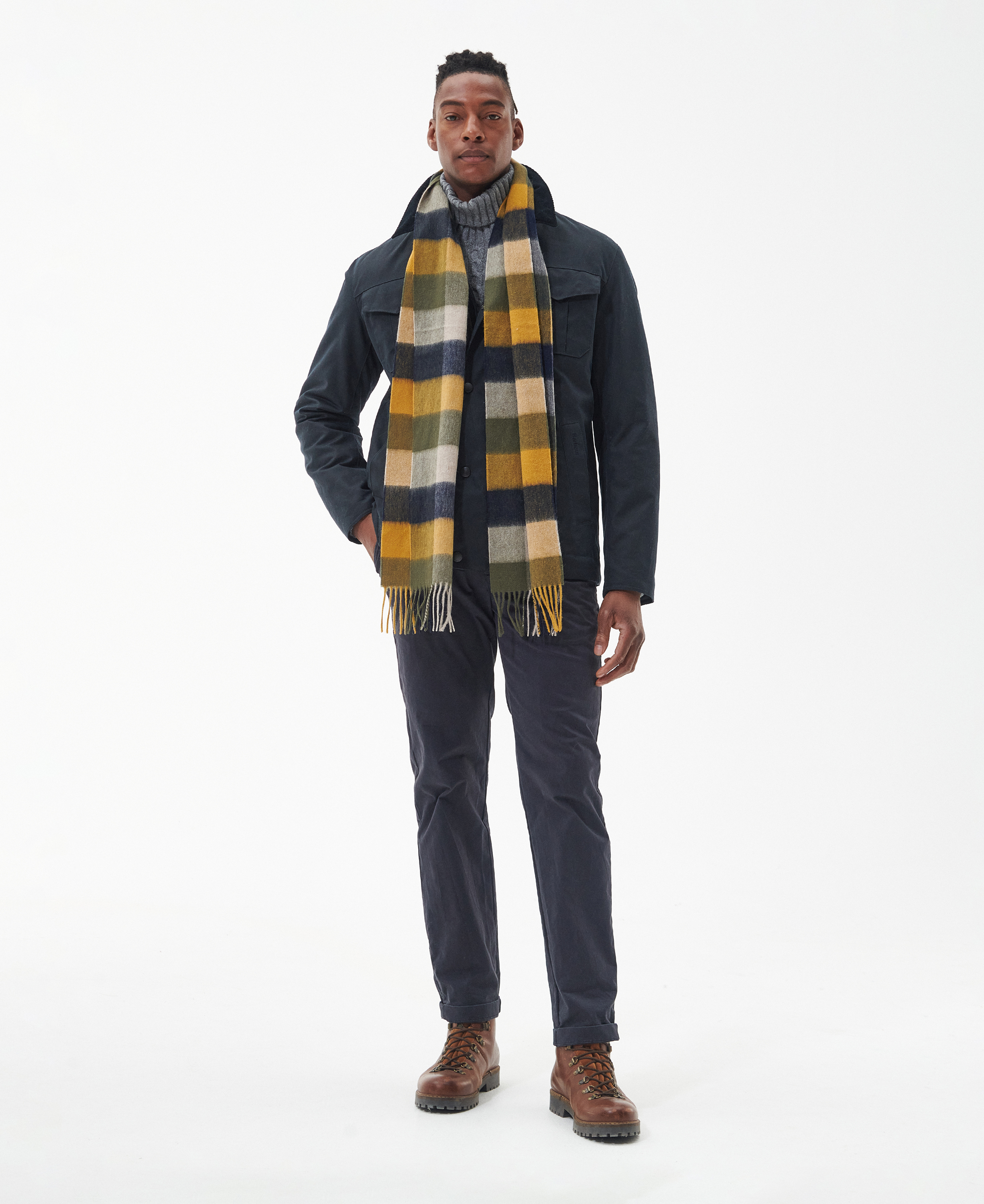 Large Tattersall Scarf image number 1