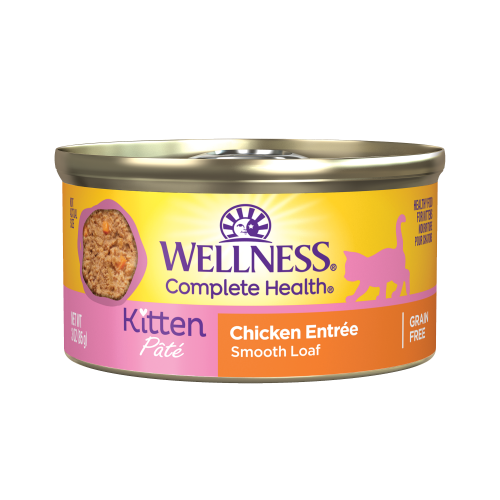Wellness Complete Health Pate Kitten Chicken Pate Front packaging