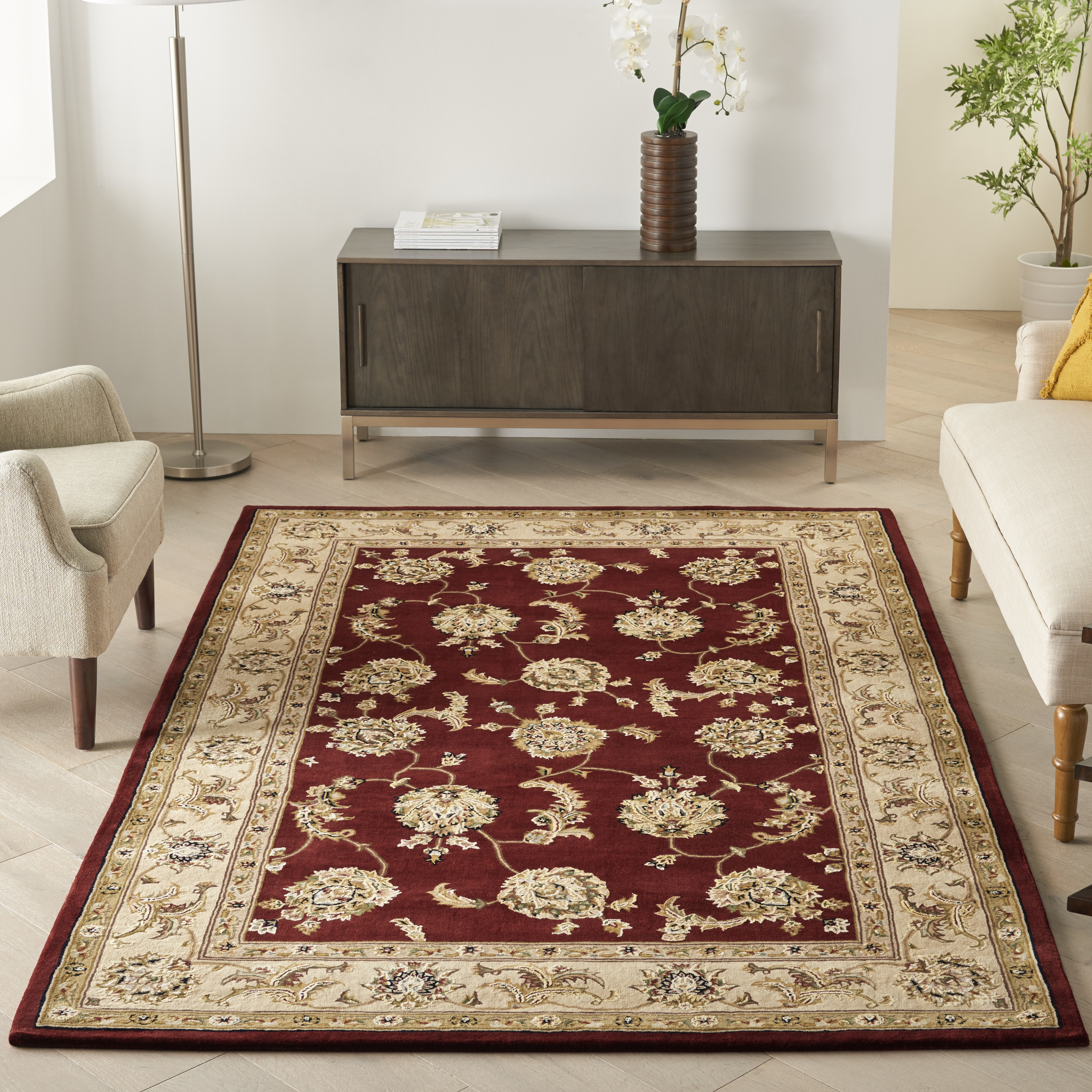 Nourison Nourison 2000 5'6" x 8'6" Lacquer Traditional Indoor Rug