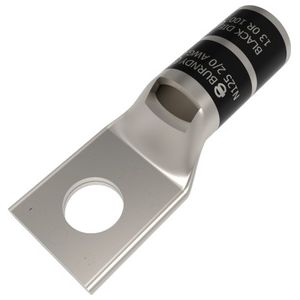 HYLUG™ Compression Lug, Copper, 1-Hole, 2 AWG, 5/8 in. Stud, Black, 2.69 L x 1.33 in. D