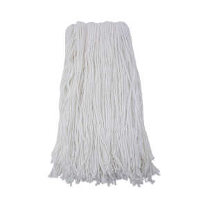 Boardwalk, Rayon Cut-End Wet Mop Head with 1" Headband, 32 oz, White