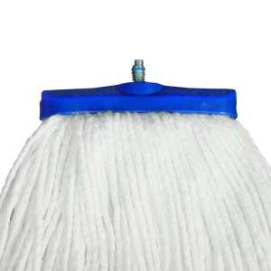 Impact, Layflat Rayon Cut-End Wet Mop Head with 6" Headband, 24 oz, White