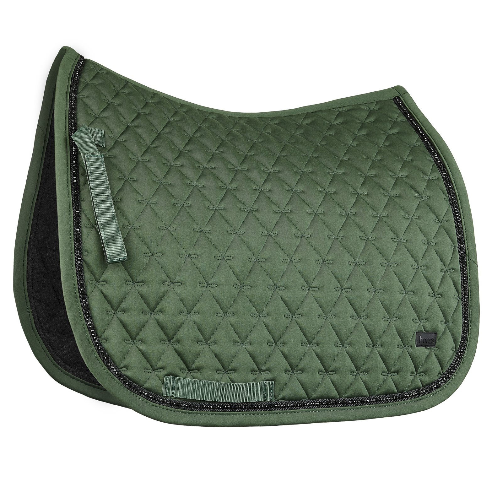 Horze Noir Pearl Corded Dressage Saddle Pad