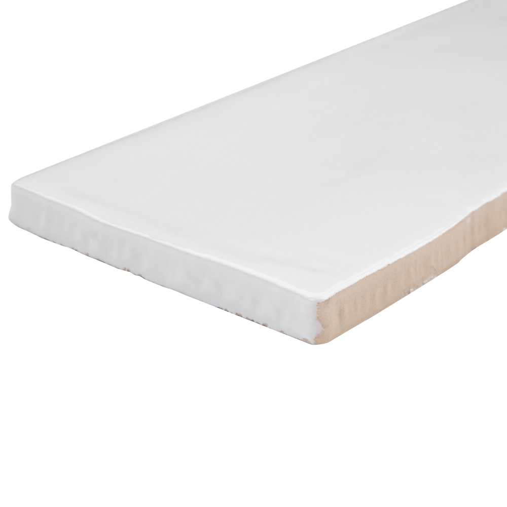 Chester Bianco 3 in. x 12 in. Ceramic Wall Tile