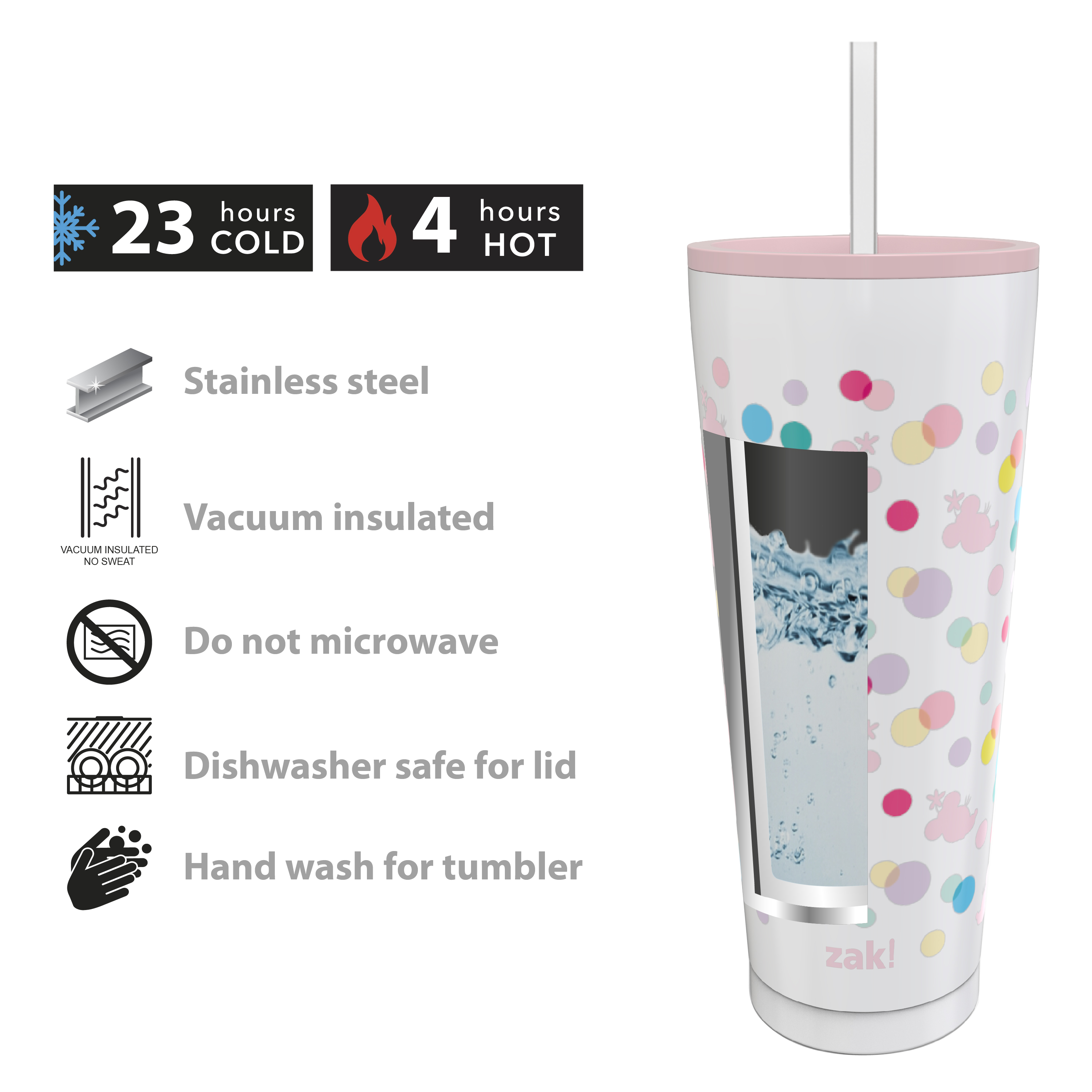 Disney 25 ounce Reusable Water Bottle, Minnie Mouse Polka Dots slideshow image 7 Disney 25 ounce Reusable Water Bottle, Minnie Mouse Polka Dots slideshow image 7