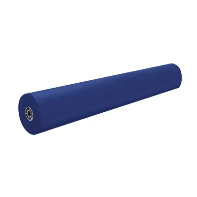 Rainbow Colored Kraft Duo-Finish Paper, Dark Blue, 36