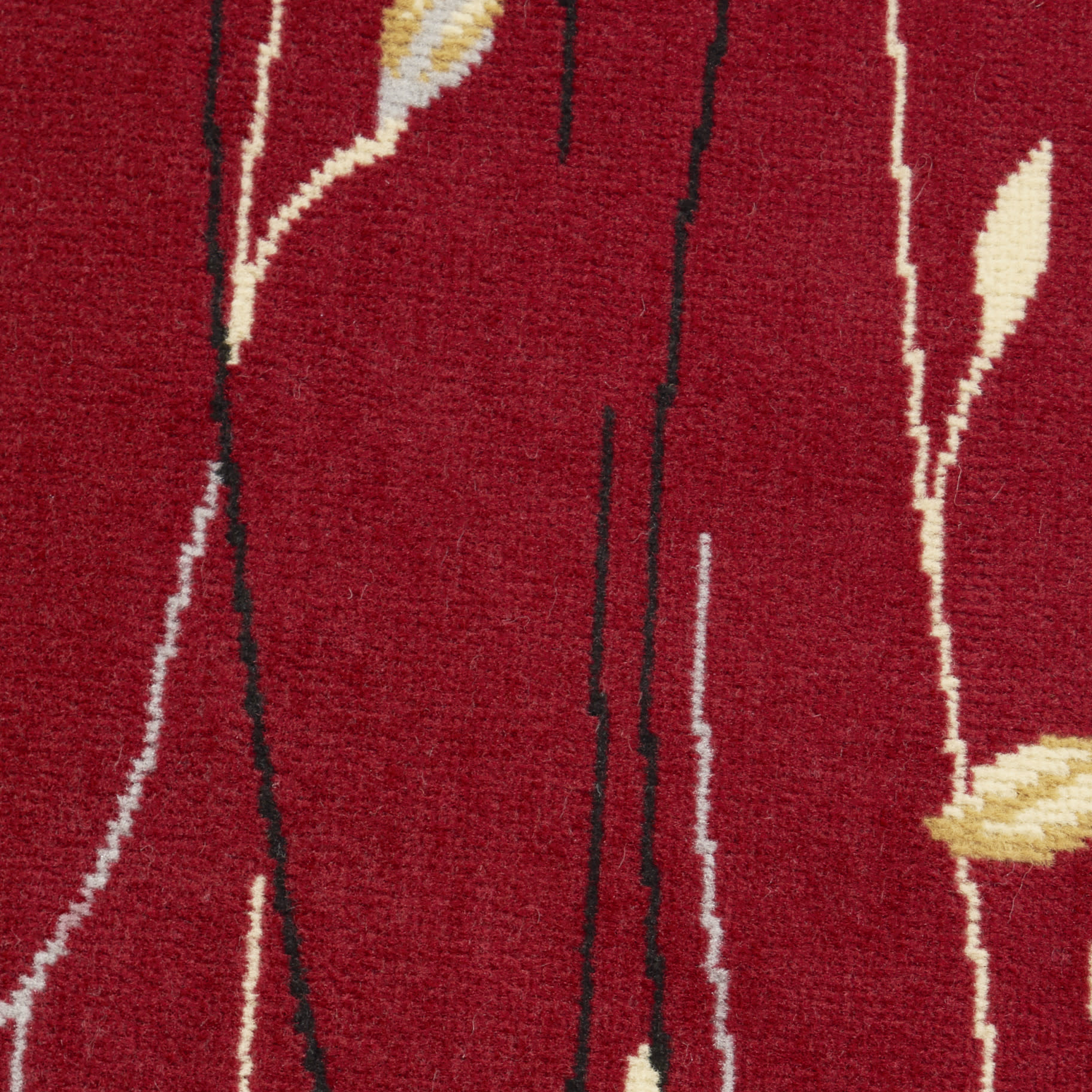 Nourison Grafix 4' x Round Red Contemporary Indoor Rug
