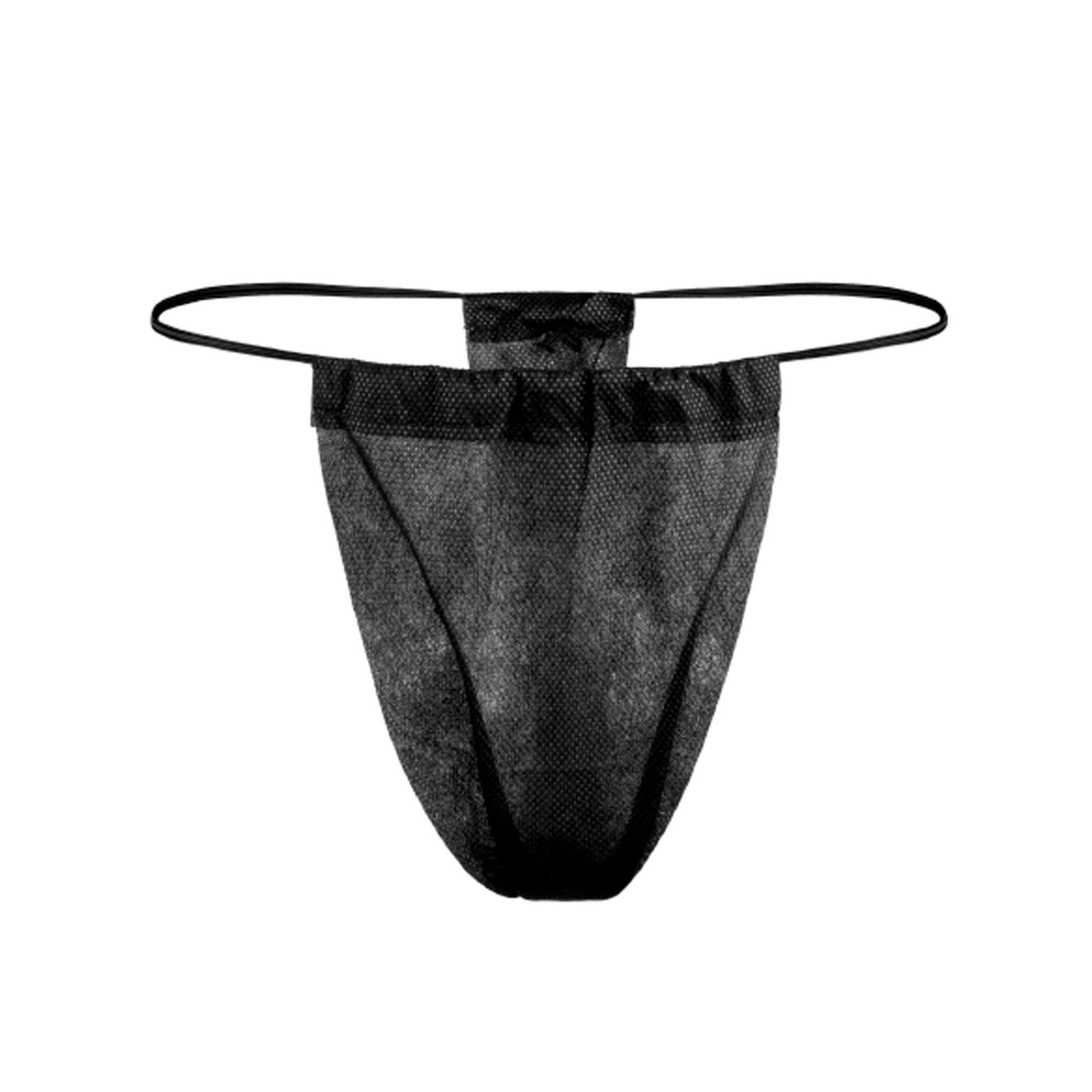 Dukal Reflections™ Spa Thong Panty, Black