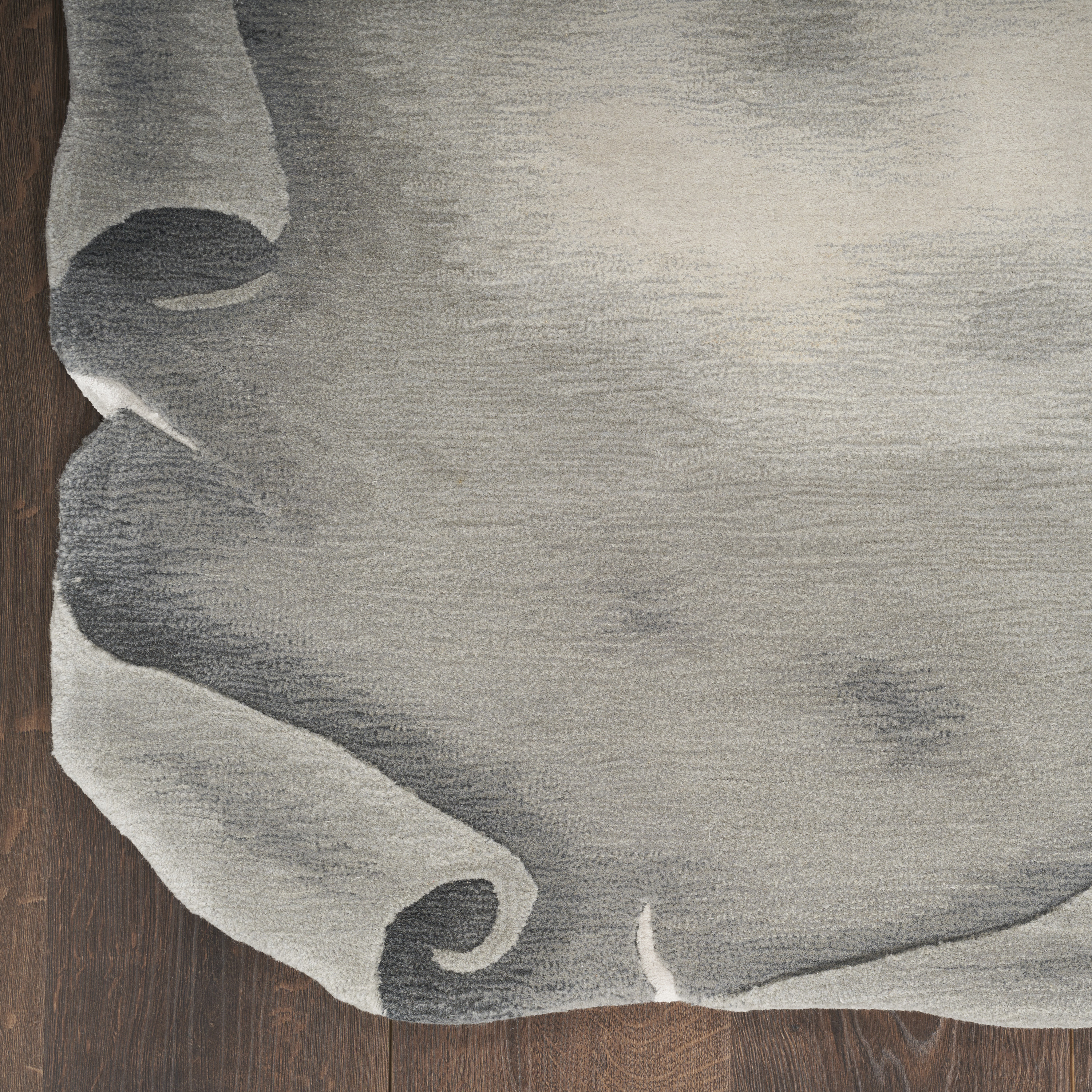 Nourison Limted Edition 7'9" x 9'9" Grey Modern Indoor Rug