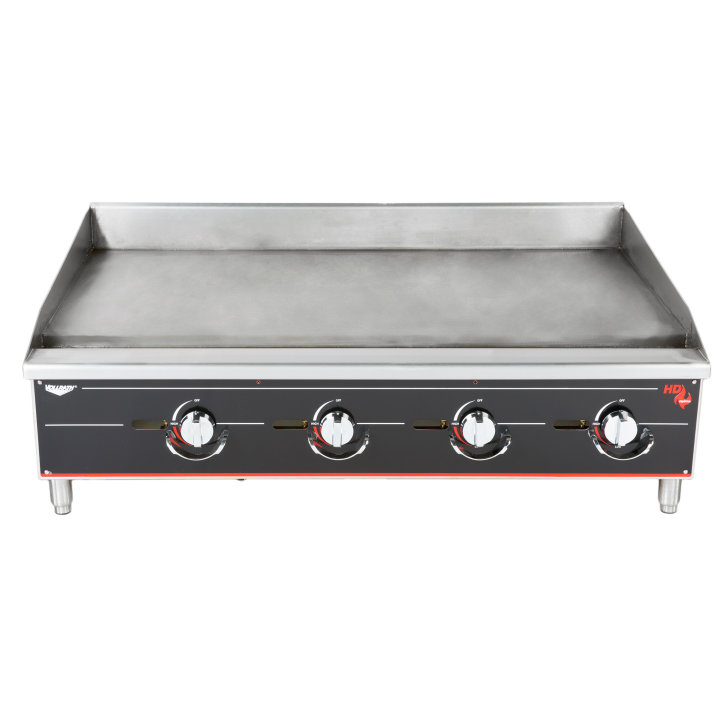 48-inch Cayenne® heavy-duty flat-top gas griddle with manual controls