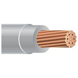 Graybar Vendor THHN-4-STR-GRY-500R THHN Building Wire, 4 AWG, Stranded ...