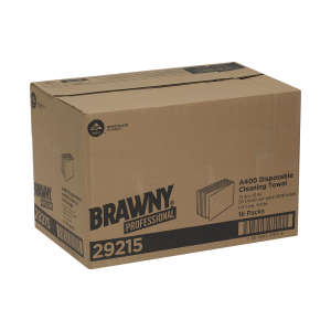 Georgia Pacific, Brawny Professional A400, 1/4 Fold, 1 ply, 13.00"x13.00", Airlaid, General Purpose Wipers, White