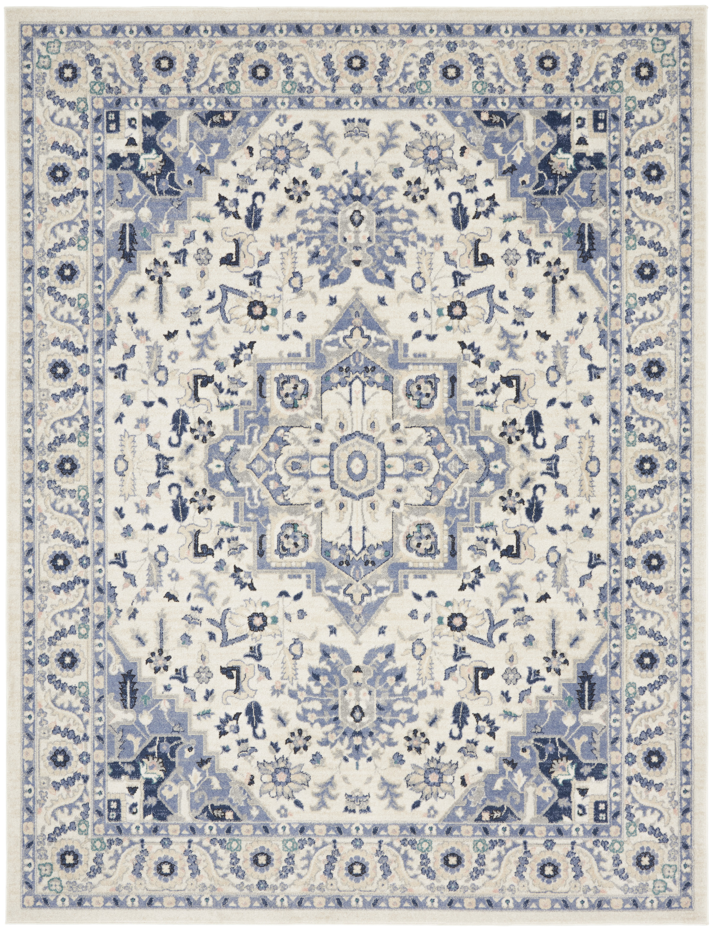 Nourison Passion 8' x 10' Ivory/Grey Bohemian Indoor Rug