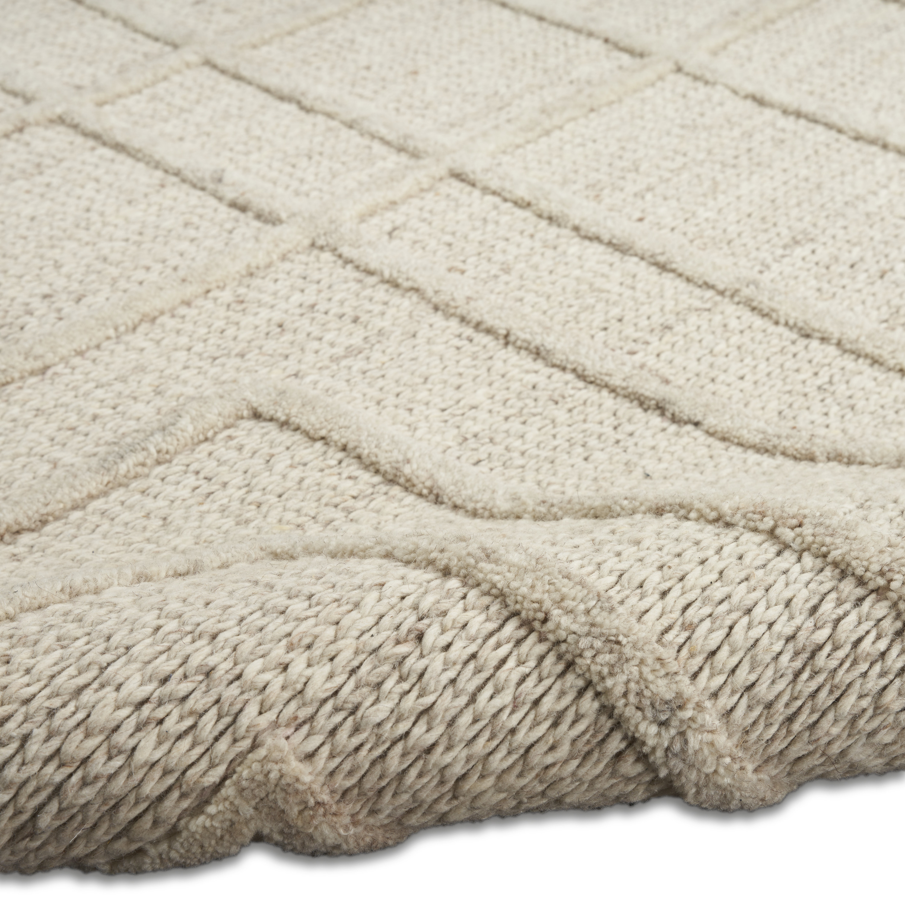 Calvin Klein CK045 Impressions 5'3" x 7'3" Sand Modern Indoor Rug