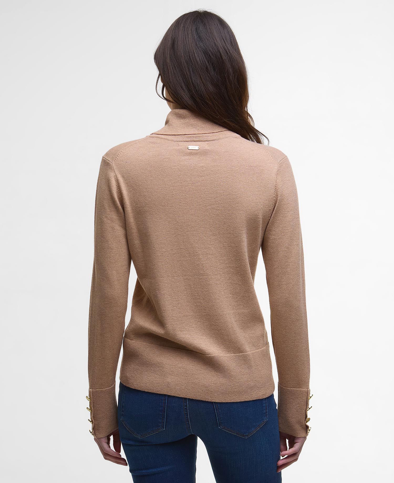 Maglione Corbridge a collo alto con risvolto image number 2