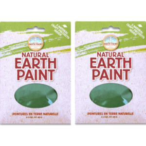 2-Pack Natural Earth Paint Powder, Green, 3 oz
