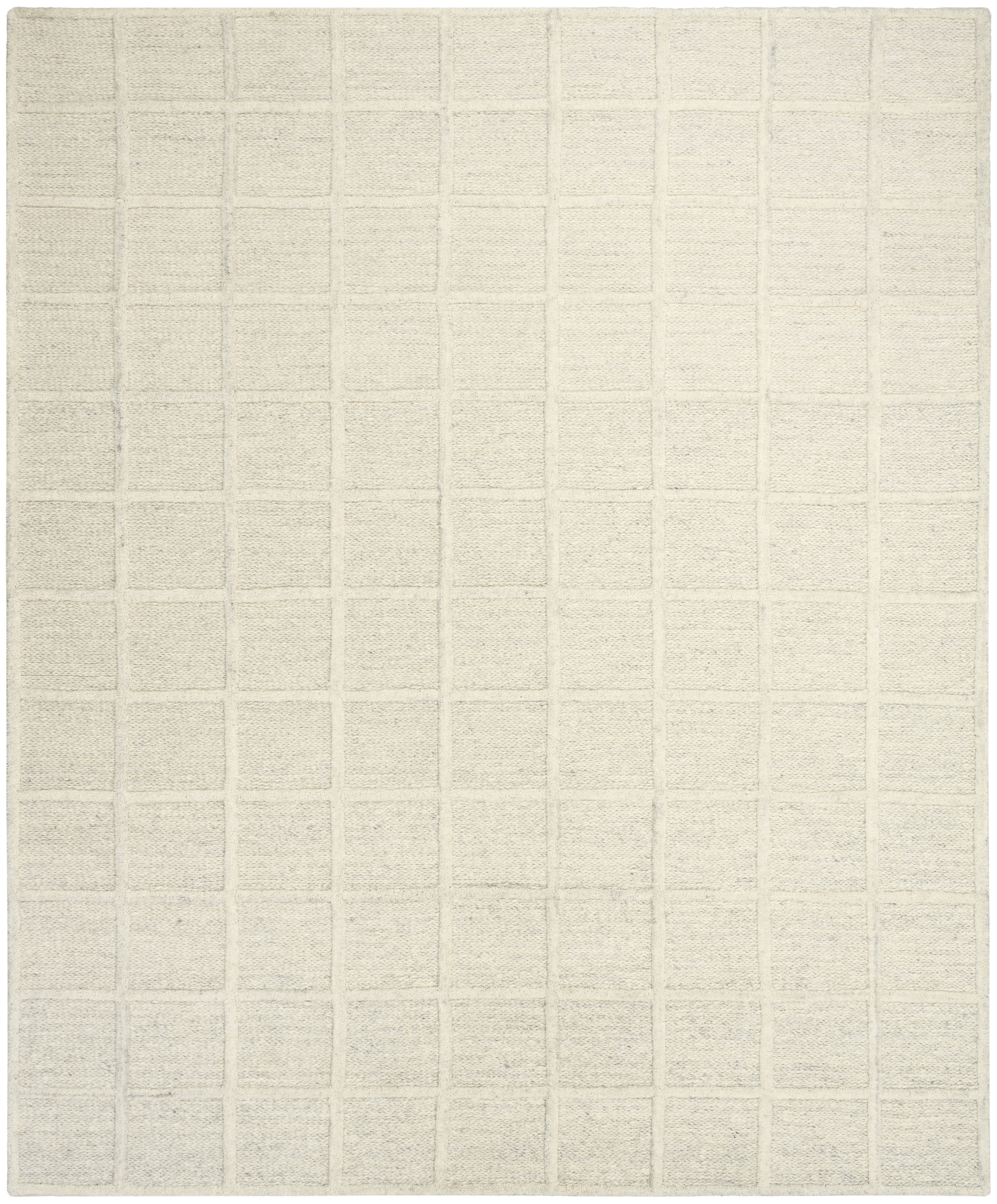 DKNY Pure Framework 8'6" x 11'6" Ivory Modern Indoor Rug