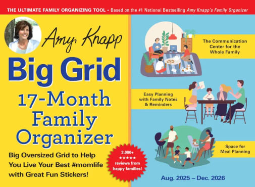 Amy Knapp's Big Grid Family Organizer 2027