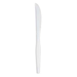 Georgia Pacific, Heavy-Weight Disposable Plastic Knives, White, 1000/Case