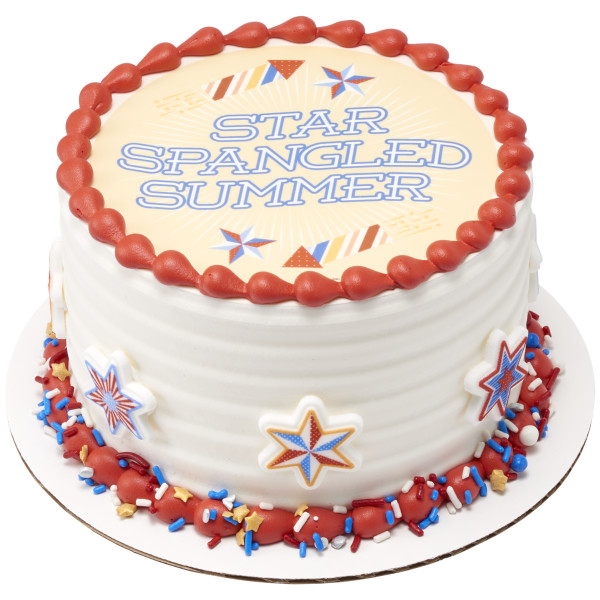 Star Spangled Summer PhotoCake® Edible Image®