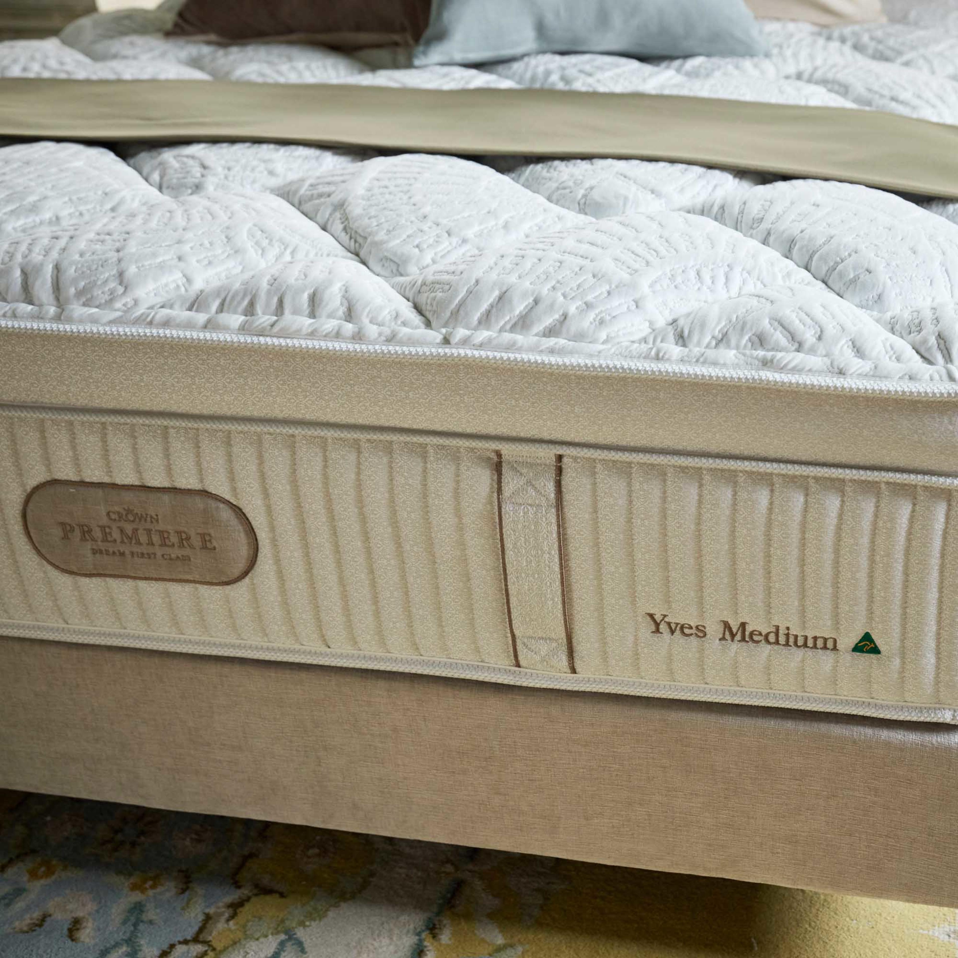 Detail image of the  Crown Posture Bedding Premiere Yves Mattress, Medium from Forty Winks