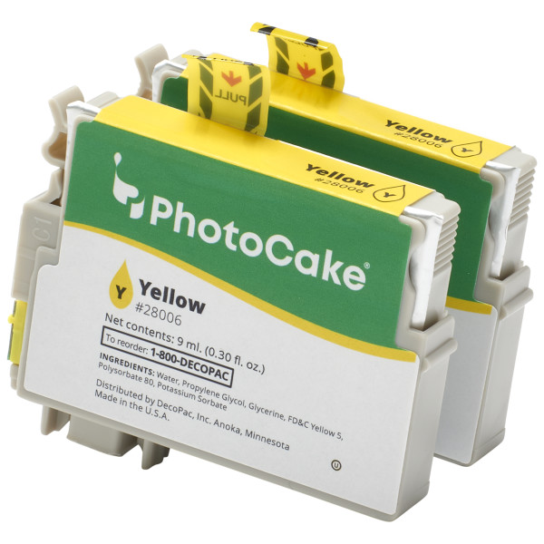 Epson "U" Series Cartridge - Yellow - Epson WF-2830U, WF-2850U, XP-4100U, XP-4105U - Red 3 Free PhotoCake® Ink