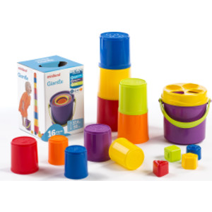Giantte Stacking and Nesting Game, 16 Pieces
