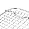 Third-size Super Pan V® stainless steel wire cooling grate