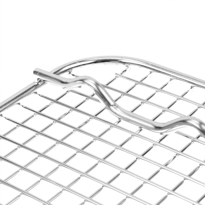 Third-size Super Pan V® stainless steel wire cooling grate