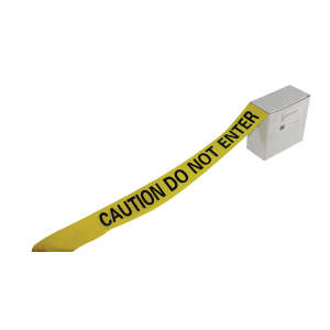 Impact, Barrier Tape, CAUTION DO NOT ENTER, 1000 ft Length, Black/Yellow