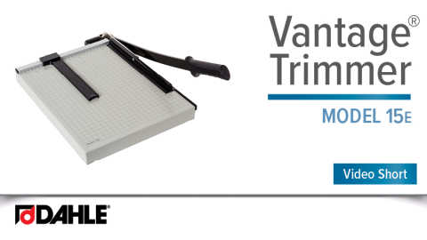 Dahle Vantage® 15e Trimmer Video