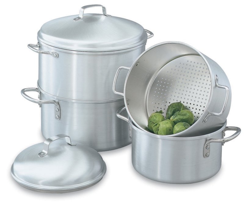3-piece 3-quart Wear-Ever® aluminum steamer set