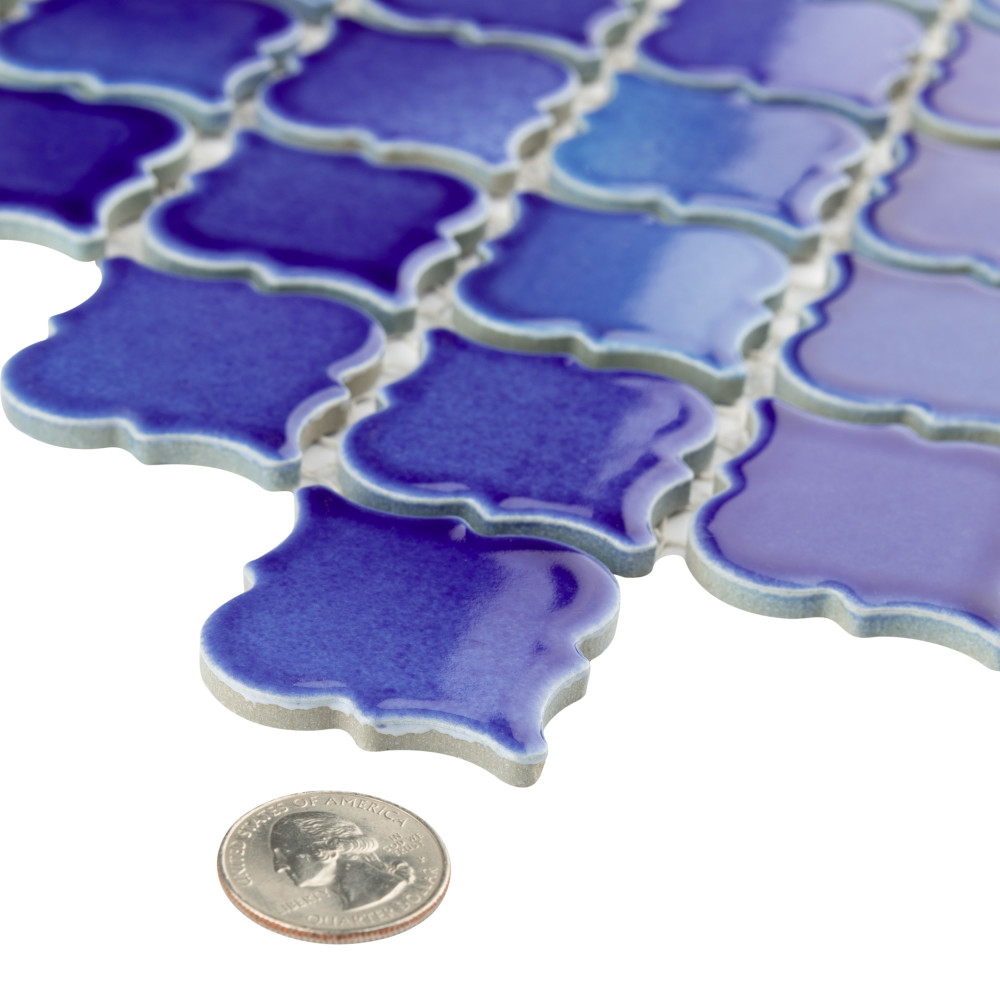 Hudson Tangier Niagara 12-3/8 in. x 12-3/8 in. Porcelain Mosaic Tile