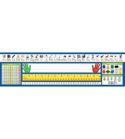 Traditional Manuscript Counting 1–120 Desk Plates