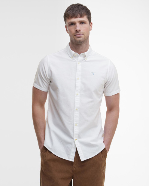 Oxford Tailored Short-Sleeved Shirt Classic White