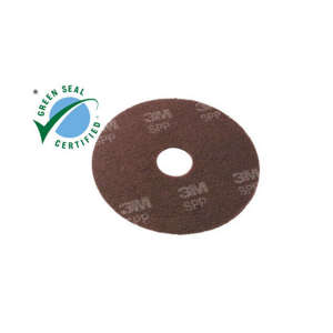 3M, Scotch-Brite™ Surface Preparation "SPP" Round Floor Pad, 8", Maroon