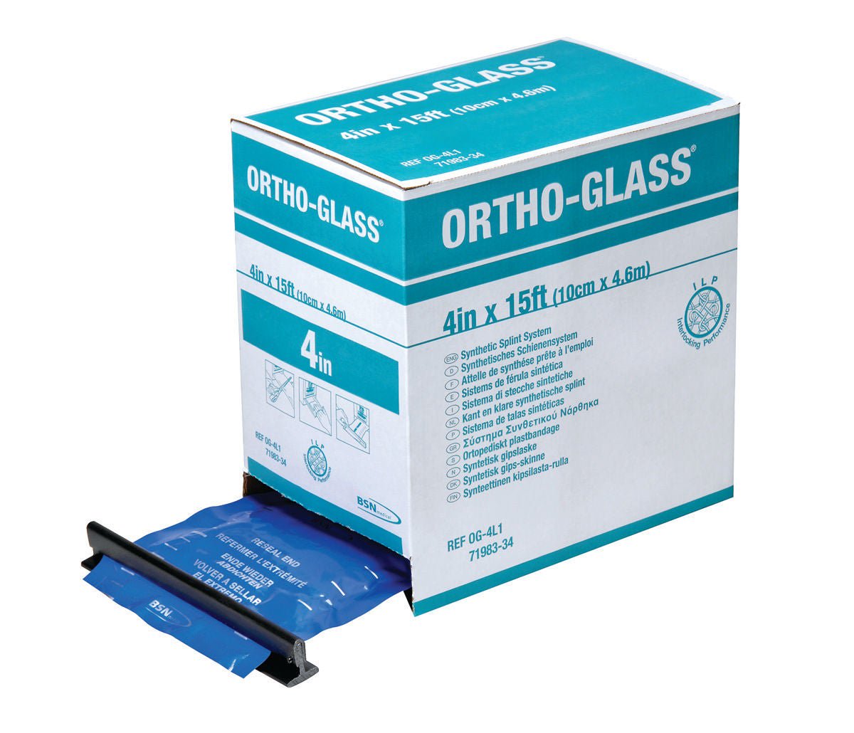 Ortho-Glass® Precut Splint, White, 5 x 30 Inch