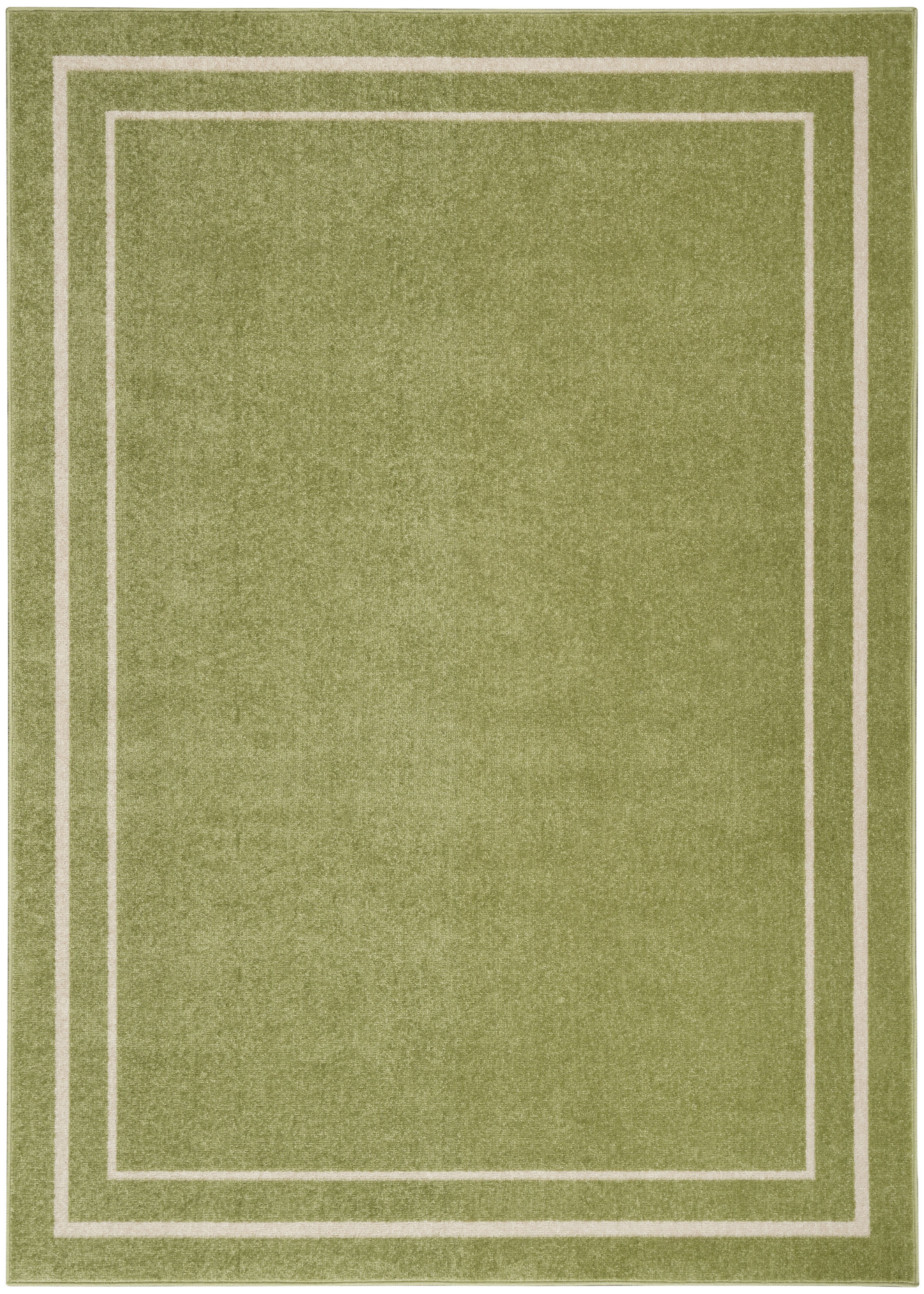Nourison Nourison Essentials 6' x 9' Green Ivory Contemporary Rug